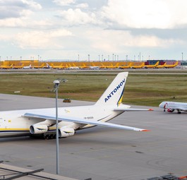 Vorfeld Flughafen Leipzig/Halle: Der Flughafen belegt beim Flughafencheck Platz 1.