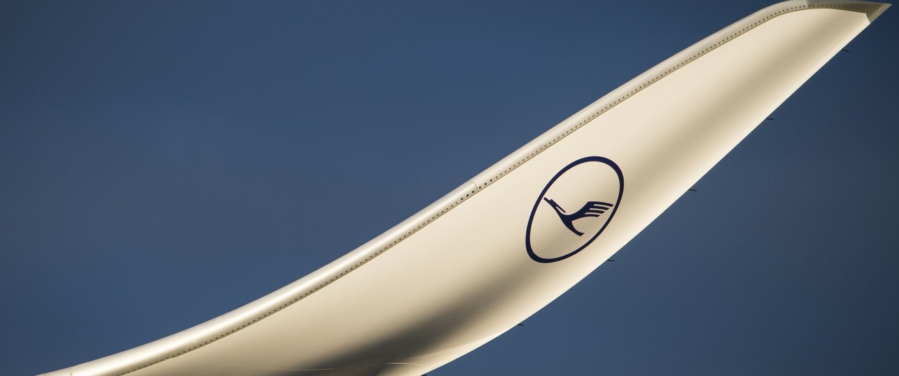 Winglet eines Airbus A350 von Lufthansa: Bald noch öfter zu sehen.