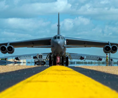 Eine B-52: Das Modell wurde niemals exportiert.