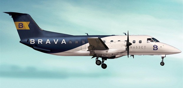 Flieger in den Farben von Brava Linhas Aéreas: Momentan steht die Flotte am Boden.