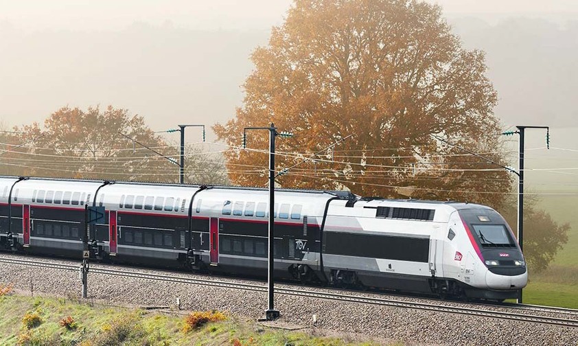 Französischer Schnellzug TGV: Großes Inlandsnetz.