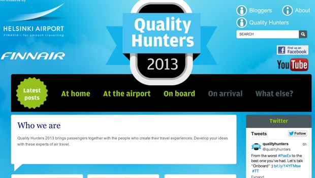 Quality Hunters von Finnair und dem Flughafen Helsinki.