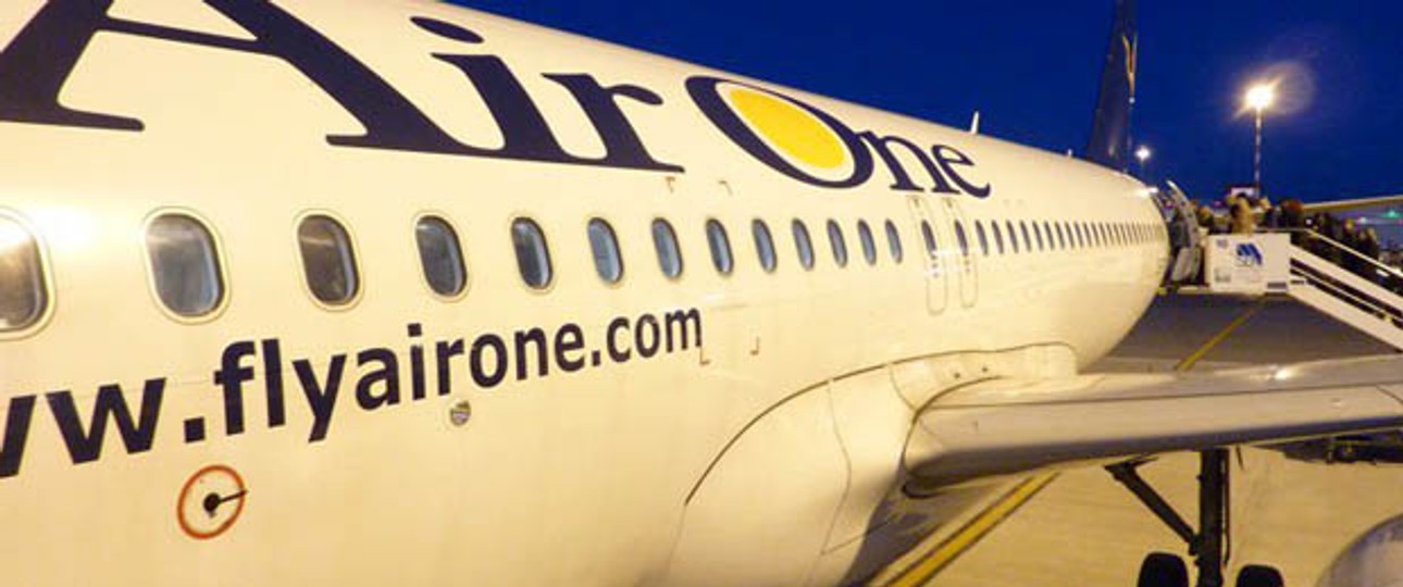 Letzter Abflug im Oktober: Air Ones Strecken werden von Alitalia übernommen oder nicht mehr bedient.