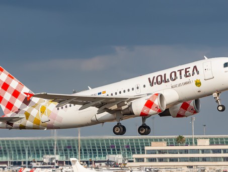 Airbus A319 von Volotea: Die Airline leidet unter den explodierten Treibstoffpreisen.