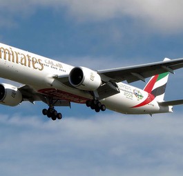 B777 von Emirates: Die Airline ist der größte Kunde für das Modell.