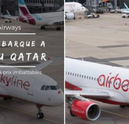 Rechts das Original, links die Umgestaltung: Werbung, die