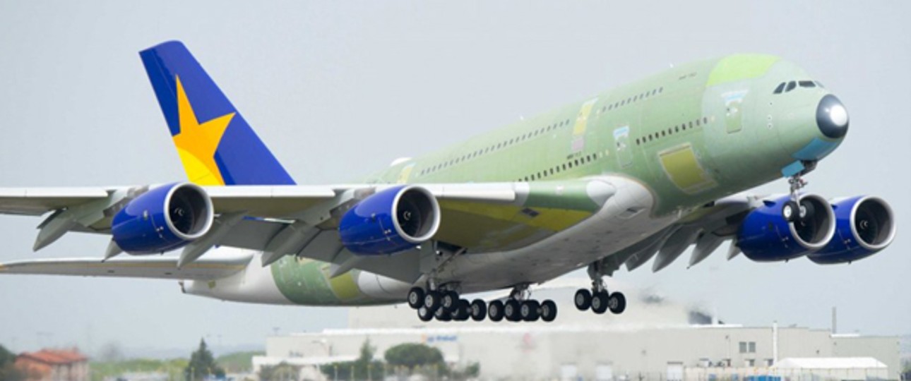 A380 von Skymark: Die Airline hat den Flieger nie bekommen.