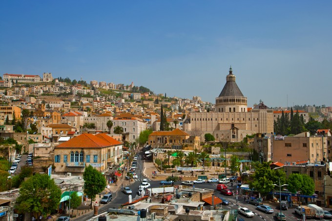 Die Stadt Nazareth gilt als Wiege des Christentums.