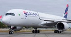 Airbus A350 mit der Seriennummer 045: Von Latam mittlerweile aussortiert.
