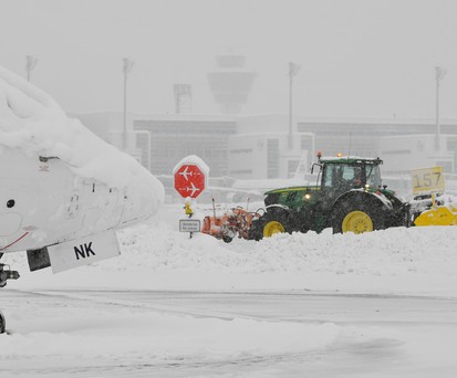 lufthansa schnee muenchen