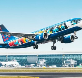 Airbus A320 from Brussels with smurf paint: A lot of the aircraft will stay on the ground longer.