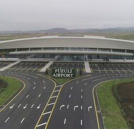 Der Fuzuli International Airport: Er wurde am 26. Oktober 2021 eröffnet.