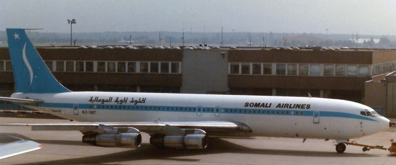 Boeing 707 von Somali Airlines in Frankfurt (Archiv): Die Airline soll neu gegründet werden.