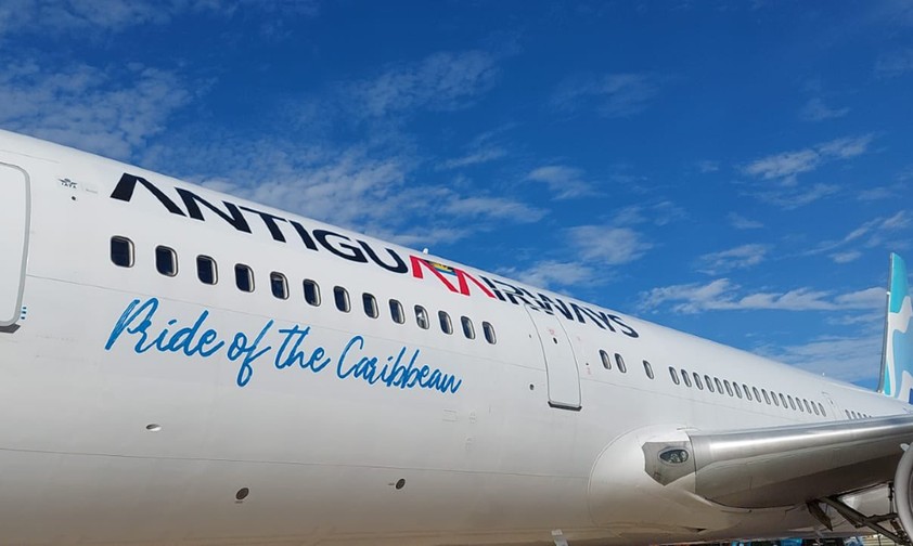 Boeing 767 im Dienst von Antigua Airways: «Stolz der Karibik».