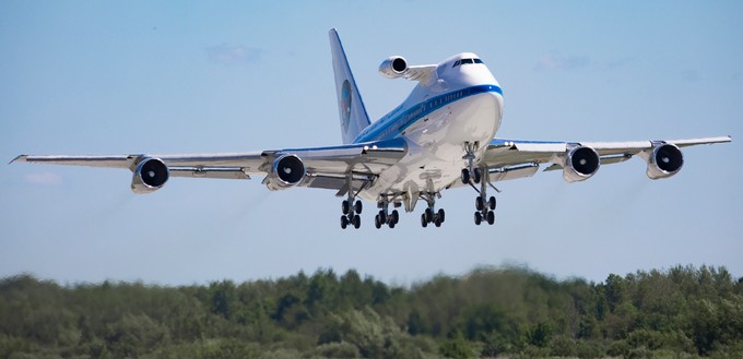 Das Triebwerk der Falcon 6X, das PW812D von Pratt &amp; Whitney Canada, wurde schon an einer speziellen Boeing 747 erprobt.