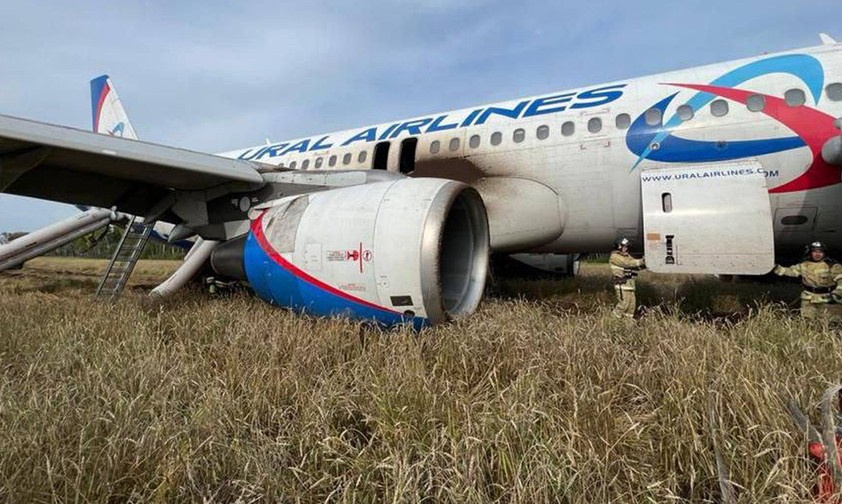 Wie und wann kann der Airbus A320 vom Weizenfeld starten?