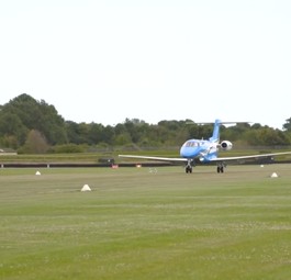 Der PC-24 kann auch Gras