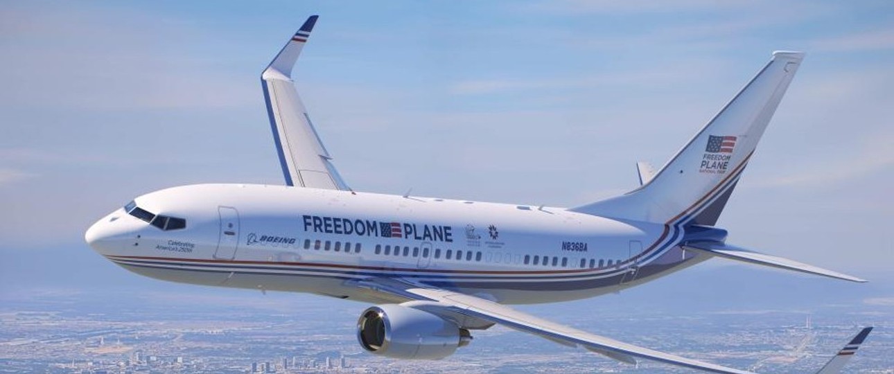 Das «Freedom Plane»: Befördert wertvolle Fracht.