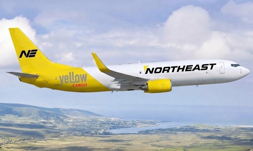 Frachtflugzeug von Northeast Airlines: So soll es aussehen.