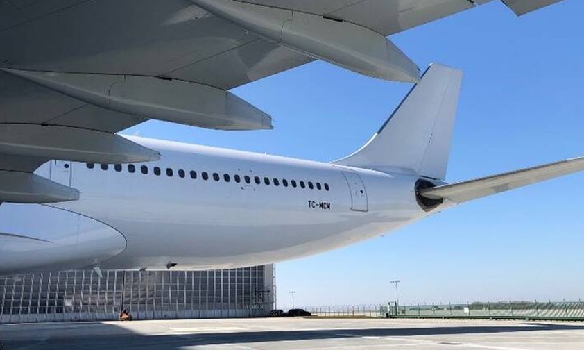 Airbus A330 mit dem Kennzeichen TC-MCM: Wird zum Frachter umgebaut.