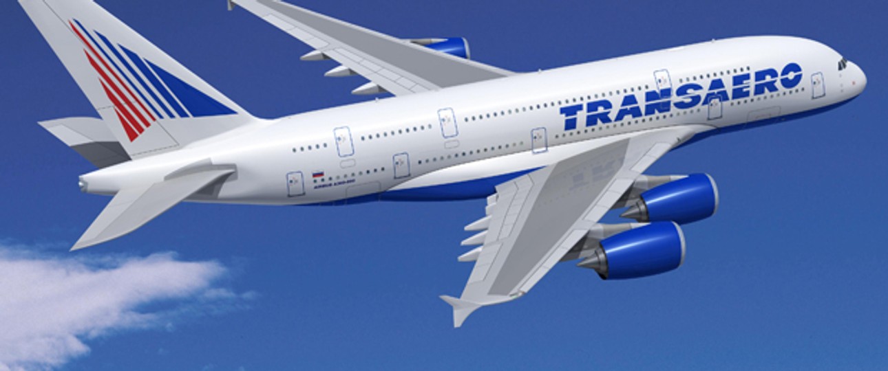 Airbus A380 von Transaero: Finanzierung gesichert.