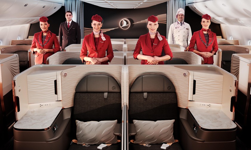 So sehen die Sitze der neuen Business Class aus.