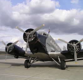 Ju-52 der Deutsche Lufthansa Berlin-Stiftung: Überprüfung im Winter.