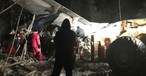 Die Unfallstelle: Das Flugzeugwrack liegt im Wald.