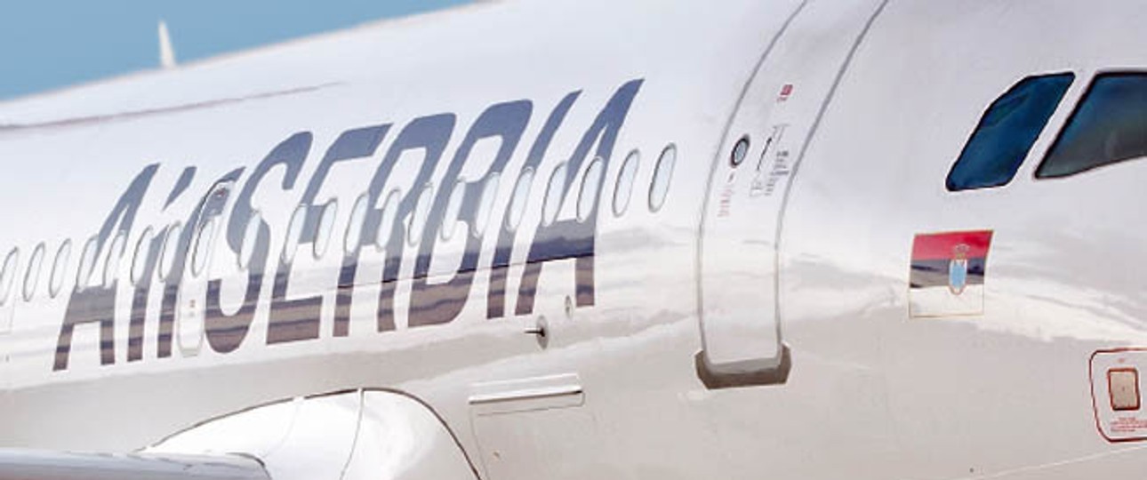 Flieger von Air Serbia: Künftig nicht mehr in Abu Dhabi zu sehen.