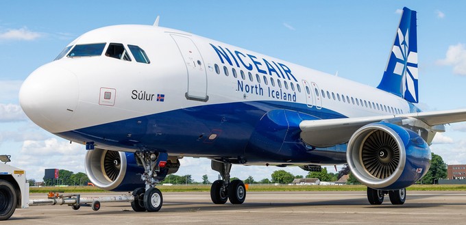 Im April stellte <strong>Nice Air</strong> die Flüge ein, im Mai meldete sie Insolvenz an. Sie war ist eine virtuelle Airline. Sie wollte Reisende aus Europa direkt in Islands Norden fliegen.
