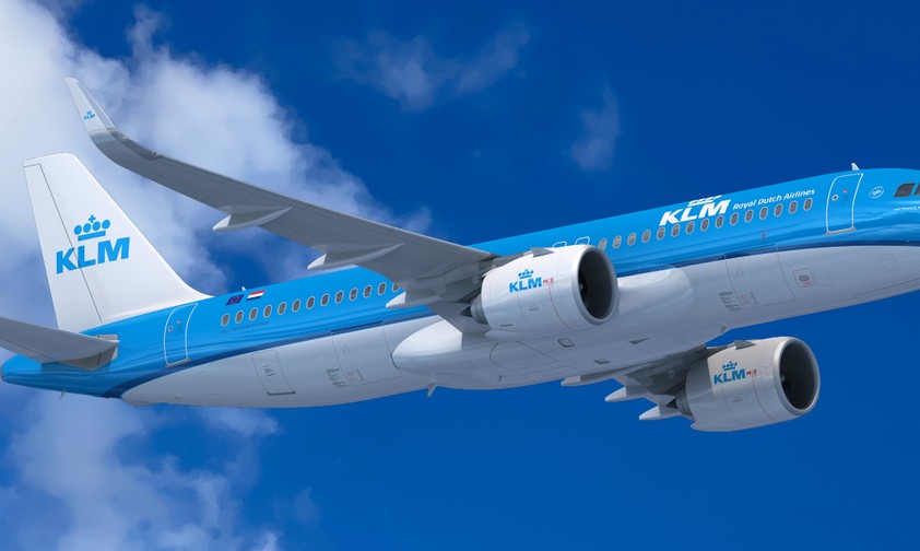 Vorschau auf die von Air France-KLM bestellten Flugzeuge: Airbus A320 Neo von KLM.