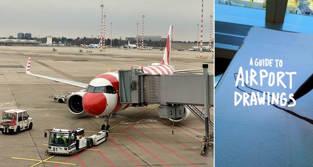 condor flughafen zeichnen