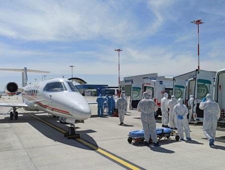 Learjet von Red Star Aviation: Die Airline hat Hantavirus-Patienten nach Amsterdam geflogen.