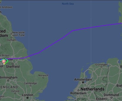 Copenhagen-Manchester-Dublin-Manchester-Liverpool: Geduldsproben für Reisende und Crew.