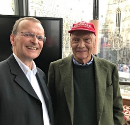 Der Autor mit Niki Lauda