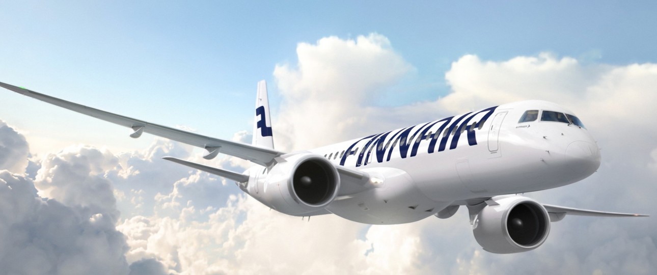 Embraer E195-E2 in Farben von Finnair: Sollen schon bald zur Flotte stoßen.