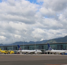 terminal des Aeropuerto Internacional de Palmerola: Mehr Platzt, weniger Risiko.