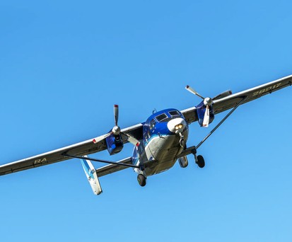 Antonov An-28 von Sila: notgelandet.