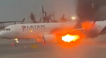 latam airbus a320 lima feuer