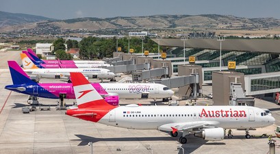 Flughafen Skopje: Deutlich gewachsen.