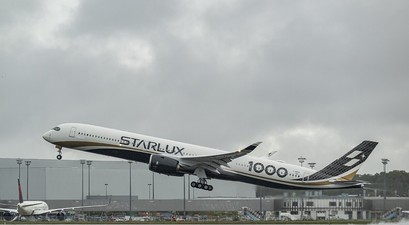 Erster Airbus A350-1000 von Starlux: Das Flugzeug ist am 5. Januar in Toulouse übergeben worden.
