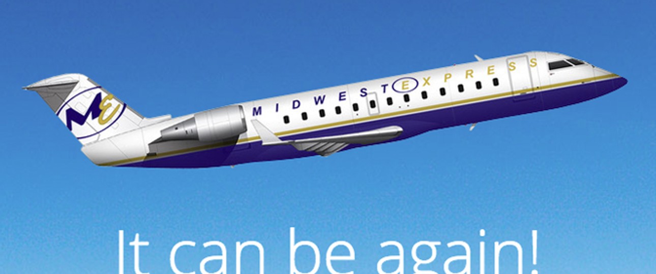 Online-Ankündigung: Gibt es eine Neuauflage von Midwest Express?