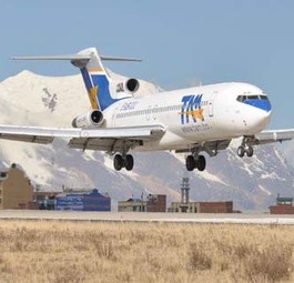 Bolivien baut Armee-Airline um