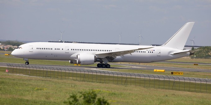 Die OE-LPL in Wien: Die Boeing 787-9 landete am 14. Mai ...