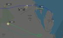 Luftraum über Katar: Flugzeuge drehten ab.
