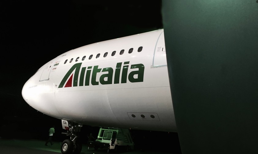 Airbus A330 vonAlitalia: Die marke bleibt weitgehend in der Schublade
