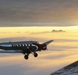 Flieger mit der Kennung HB-HOS: Eine von zwei Ju-52, die Ju-Air noch bleiben.