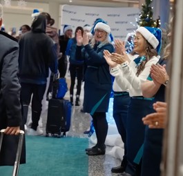 Ein Flugzeug voller Spenderinnen und Spender