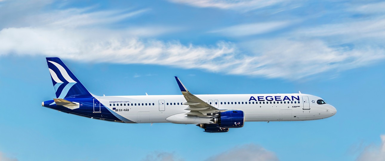 Airbus A321 Neo von Aegean Airlines: Die Airline erwartet 19 Airbus-Flugzeuge in den kommenden Jahren.