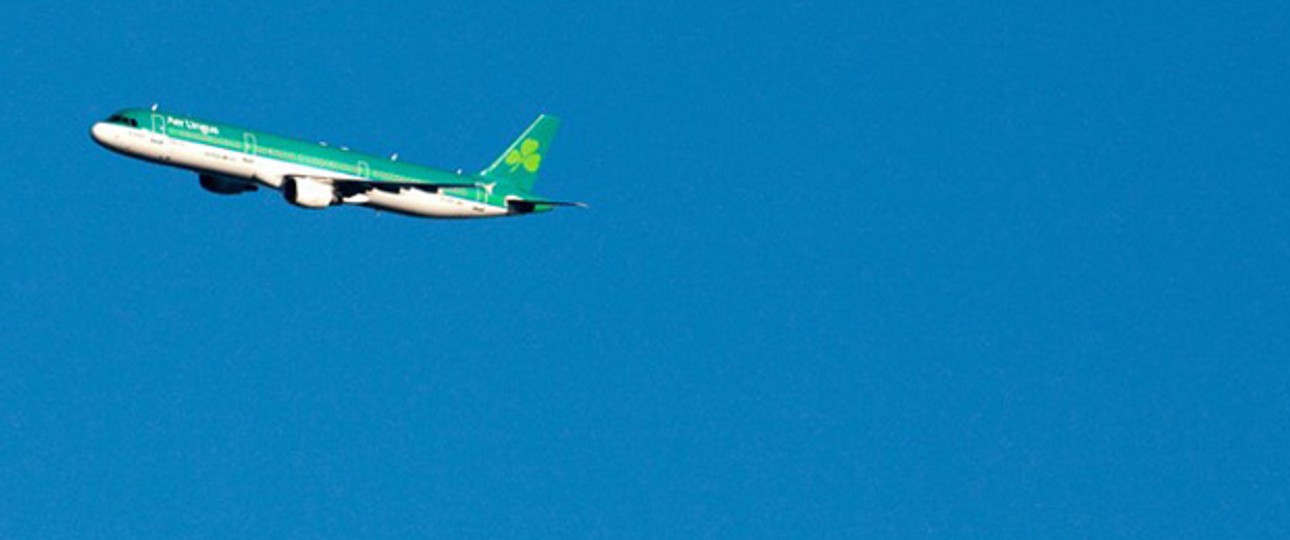 Flieger von Aer Lingus: Positivbeispiel.